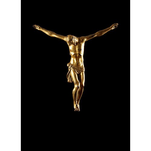 Italian Florentine Gilt Bronze of the Crucified Christ